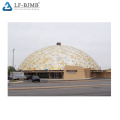 Xuzhou factory supply light steel truss curved skylight glass atrium roof